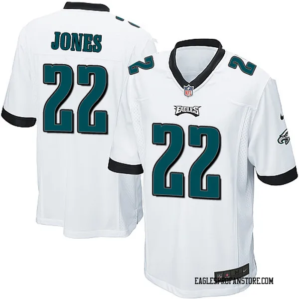 Philadelphia Eagles Game White Jersey 